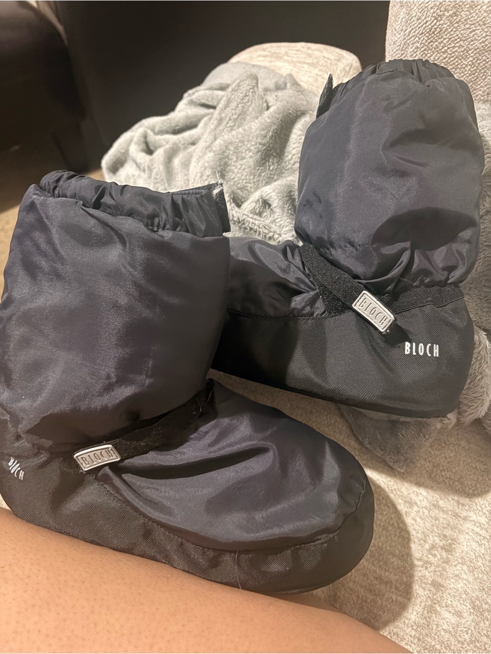 Bloch Black Padded Bootie Slippers